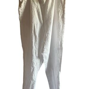J. Jill Soft White Linen Apparel